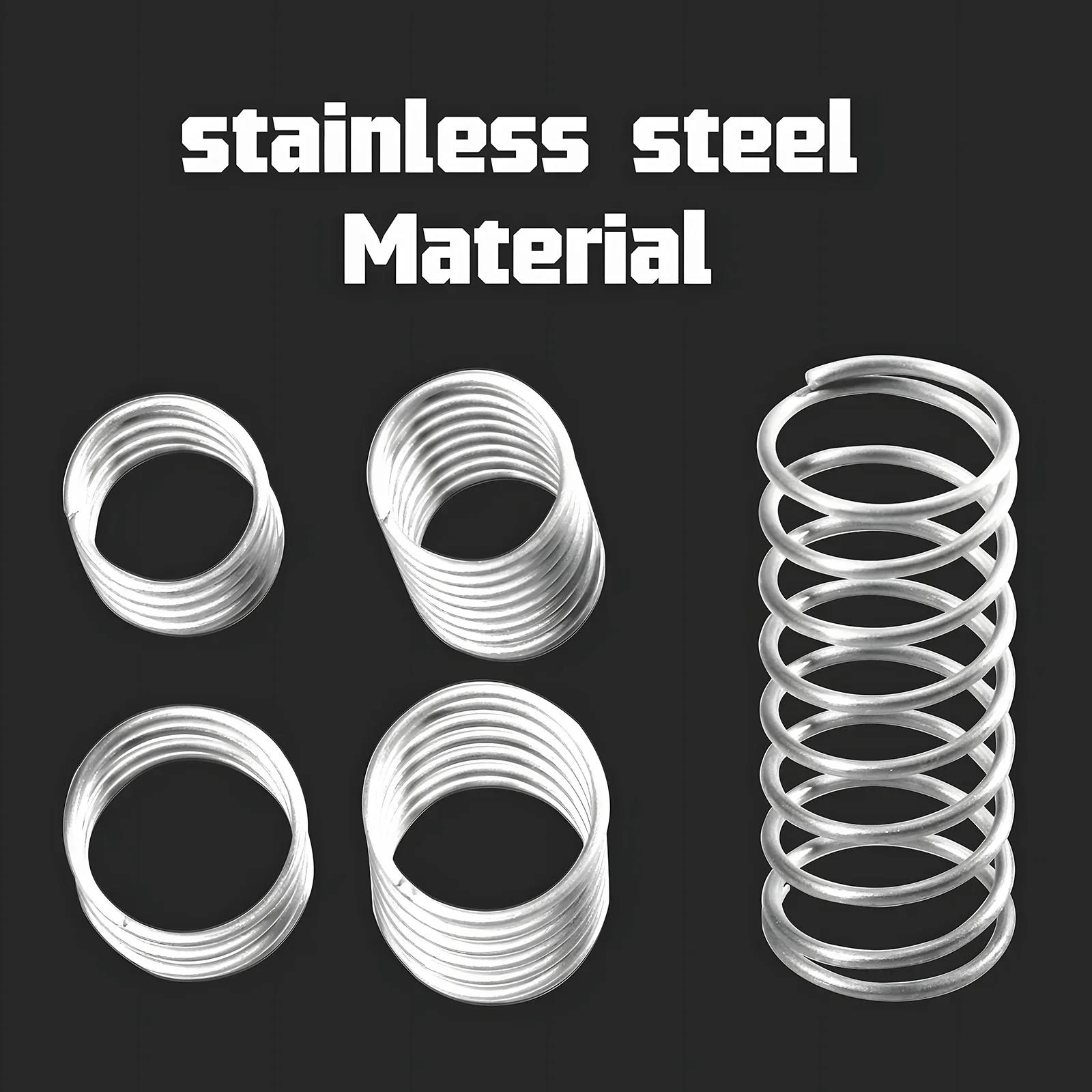 Kit 300 Molas de Compressão Aço Inox 304 15 Tamanhos - Imagem 5