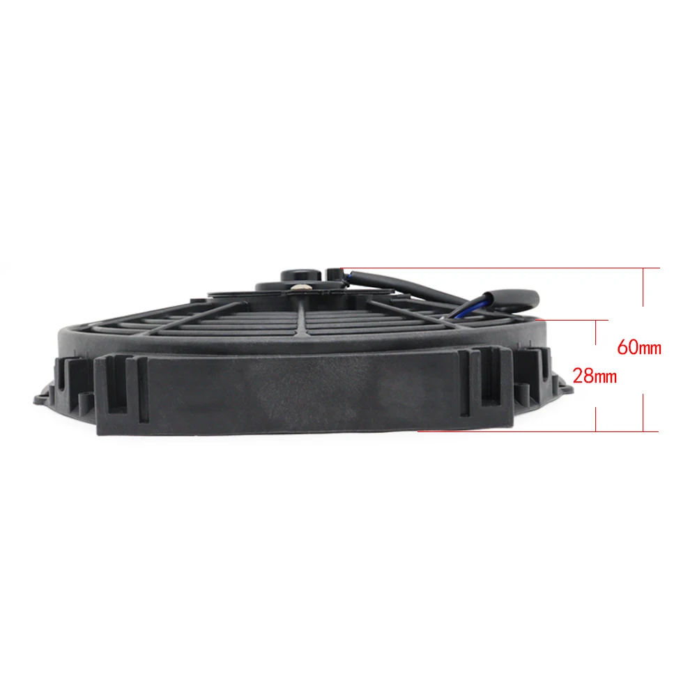 Ventilador Radiador Elétrico 12V 80W 7" 9" 10" ou 12" Reversível - Imagem 5
