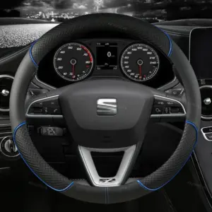 capa de volante couro microfibra 38cm