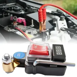 interruptor de bateria 12V 24V com voltímetro