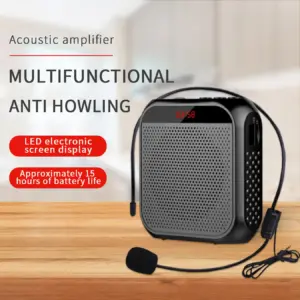 microfone amplificador portátil