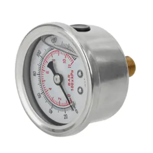manômetro de pressão de óleo 0-160 psi 1/8 npt