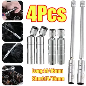 chave soquete magnética vela ignição 14mm 16mm