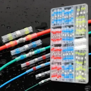 kit conector de fio com vedacao de solda