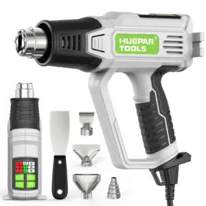 pistola de ar quente com lcd