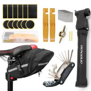 kit ferramentas reparo bicicleta portátil