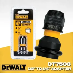 adaptador chave impacto 1/4 hex 1/2 quadrado
