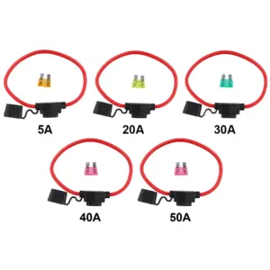 suporte fusível lâmina 10 awg