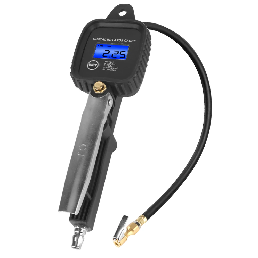 medidor pressão pneus digital com mangueira