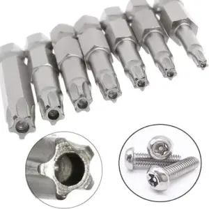 kit bits torx 5 pontas magnéticos