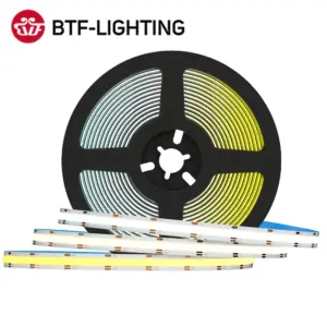 fita led cob cct 640 leds/m 12v 24v
