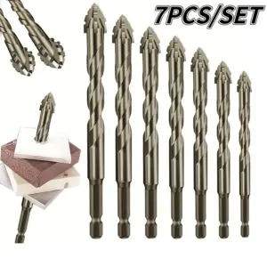 broca dente de serra 3-12mm titânio