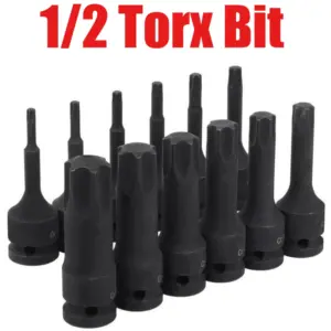 jogo soquetes torx impacto 1/2 polegada
