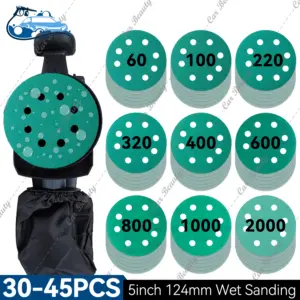 kit lixa 5 polegadas 60 a 2000 grãos