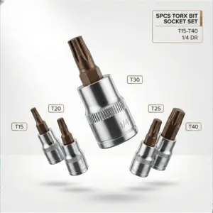 conjunto soquetes torx 1/4 polegada
