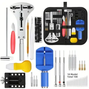 kit ferramentas reparo relogios 147 peças