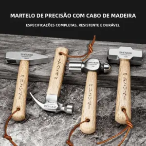 mini martelo aço alto carbono