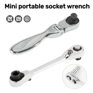 mini chave catraca rápida 1/4 polegada