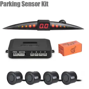 kit sensor estacionamento 4 sensores 22mm 12v