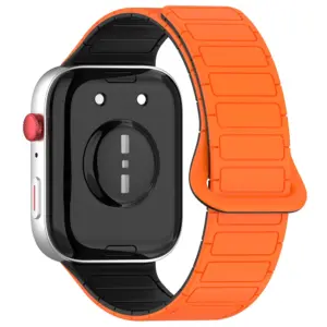 pulseira magnética silicone huawei watch fit 3 4 5 pro