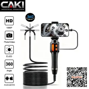 câmera endoscópica articulada 6.0mm automotiva