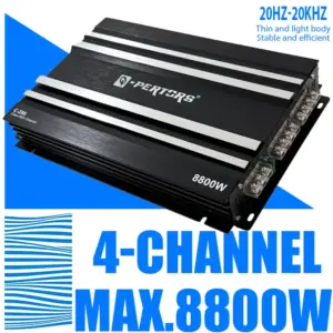 amplificador automotivo 4 canais 8800w 12v
