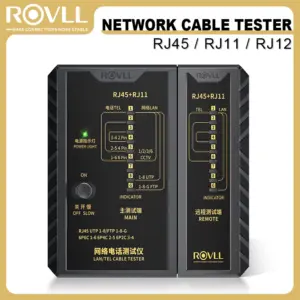testador de cabos rj45 rj11 rj12
