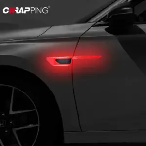 adesivo refletivo maçaneta carro