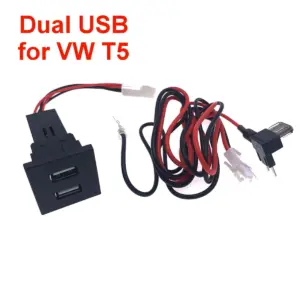 carregador usb vw transporter t5