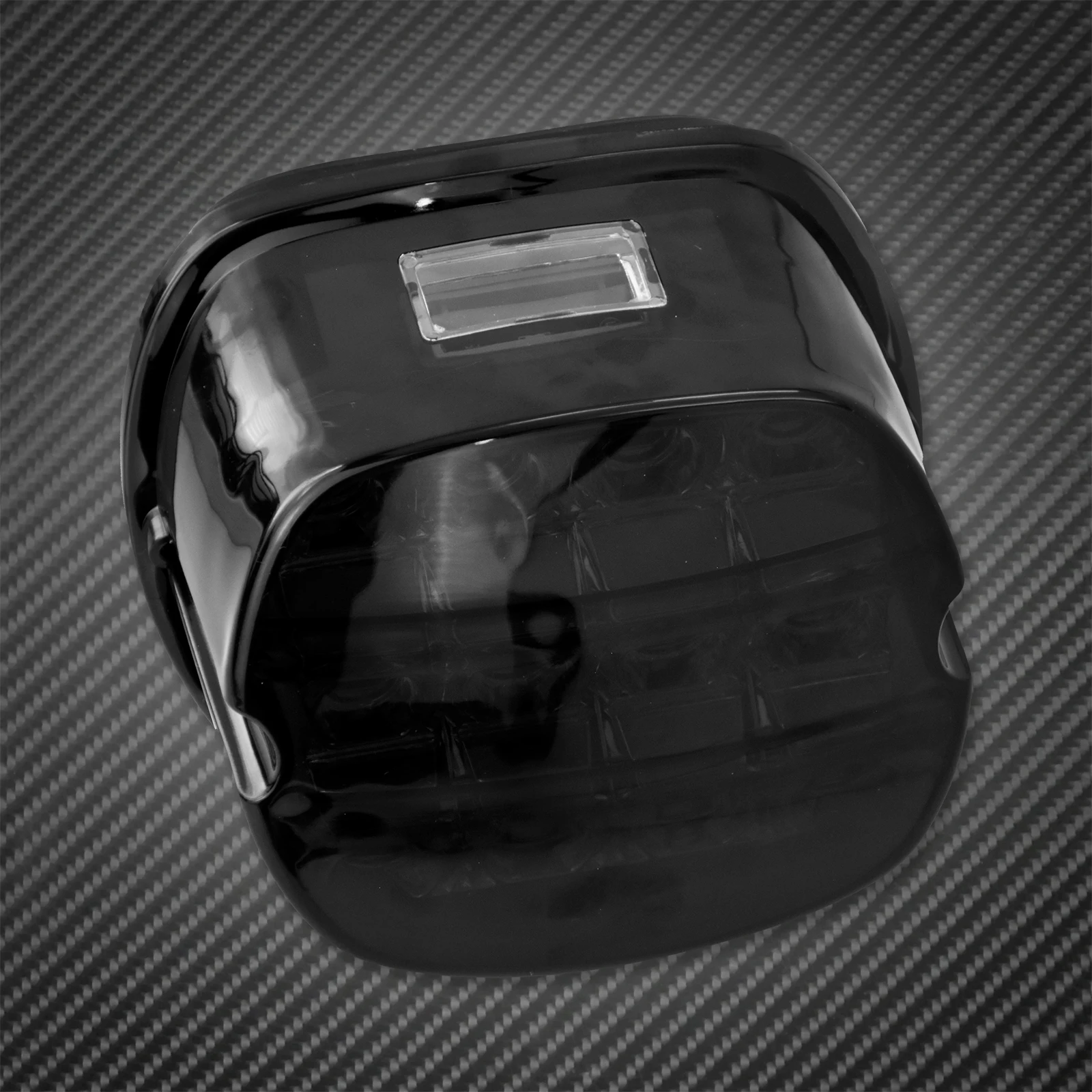 Luz Traseira LED para Moto 12V Lente Fumê Vermelha - Imagem 6