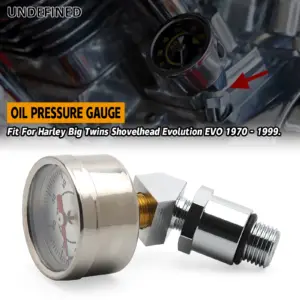 medidor pressão óleo 1/8 npt harley
