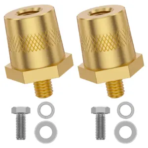 adaptador polo bateria latão m6