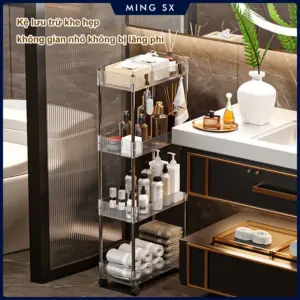 organizador multicamadas rodas acrílico
