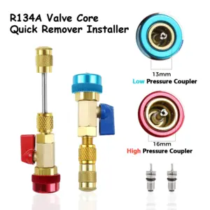 removedor instalador núcleo válvula r134a r12