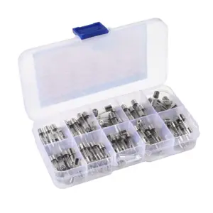kit fusível de vidro 5x20mm 250v