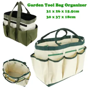 saco organizador ferramentas jardim 8 bolsos