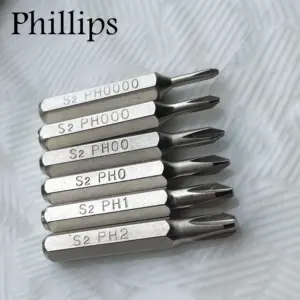 conjunto pontas chave fenda phillips 4mm