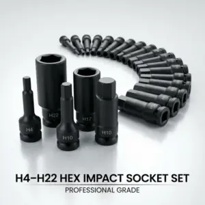 soquete de impacto hexagonal 1/2 polegada
