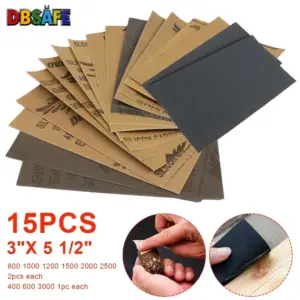 kit lixa seca e molhada grãos 400 a 3000