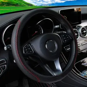 capa de volante couro microfibra 37-39cm