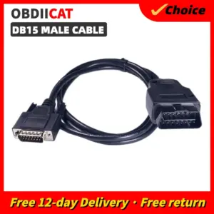 cabo obd2 macho para db15 macho
