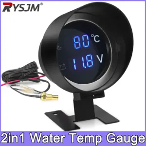 medidor temperatura água voltímetro 12V 24V