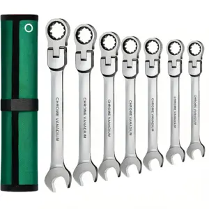 conjunto chave catraca cabeça flexível métrica