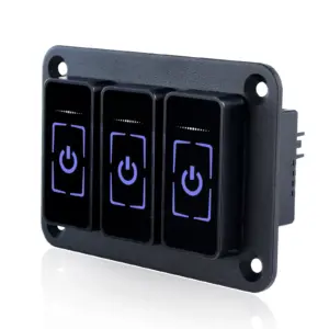 painel de interruptores led touch screen 12v 24v