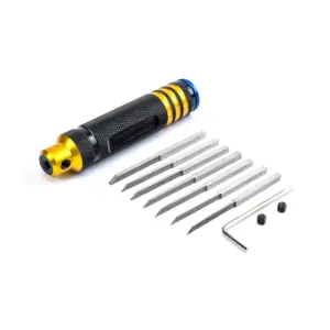 kit cinzel modelismo 7 lâminas