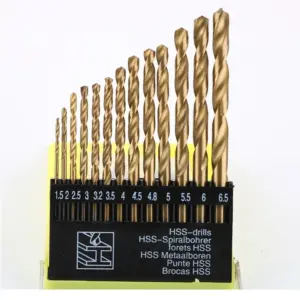 kit brocas helicoidais aço rápido