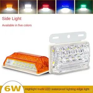 luz led lateral caminhão 24v
