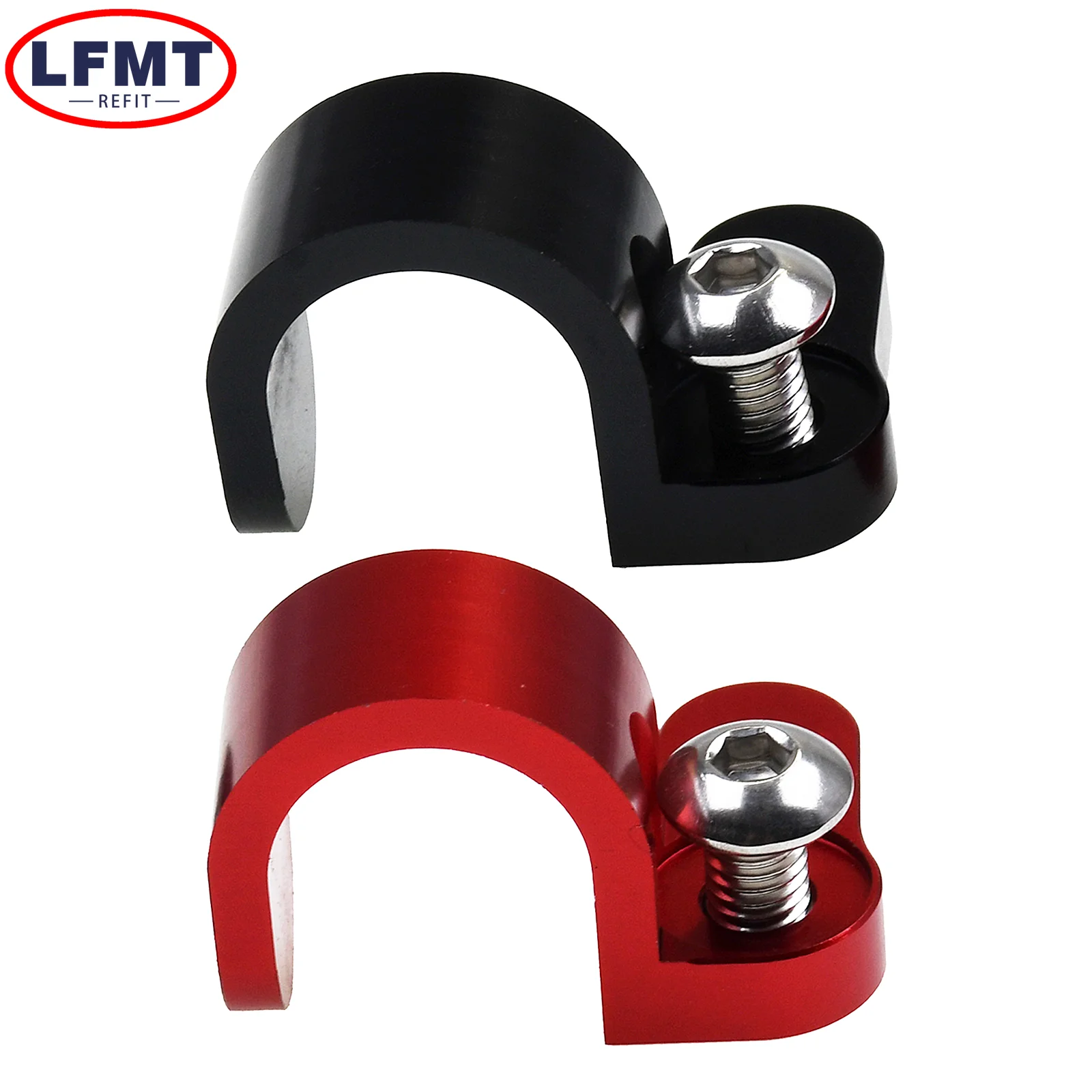 Guia Mangueira Freio Traseiro Honda CRF250L CRF300L XR650L Alumínio CNC - Imagem 4