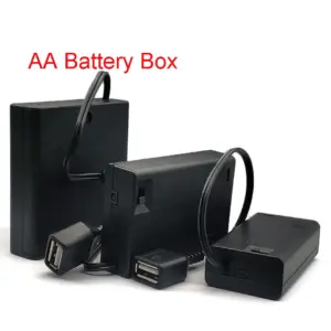 suporte de bateria aa usb