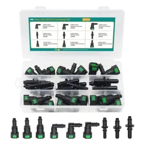 Kit 30 Conectores Rápidos Linha Combustível SAE 7.89mm 9.49mm 9.89mm